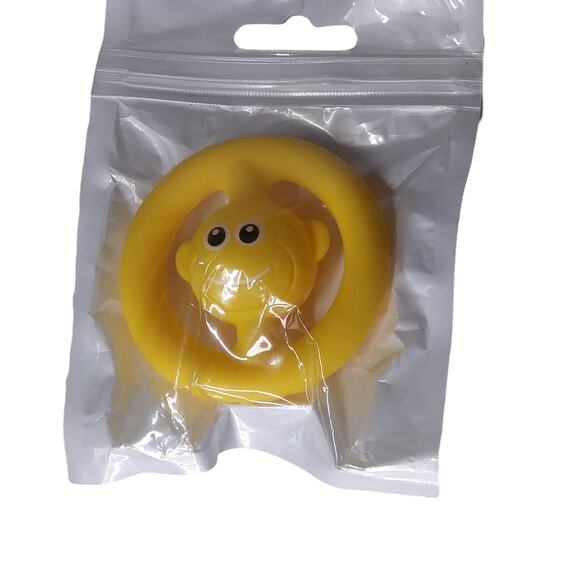 NWT Yellow Silicone Monkey Fidget Sensory Toy | Anxiety Stress Relief | New - Picture 3 of 7